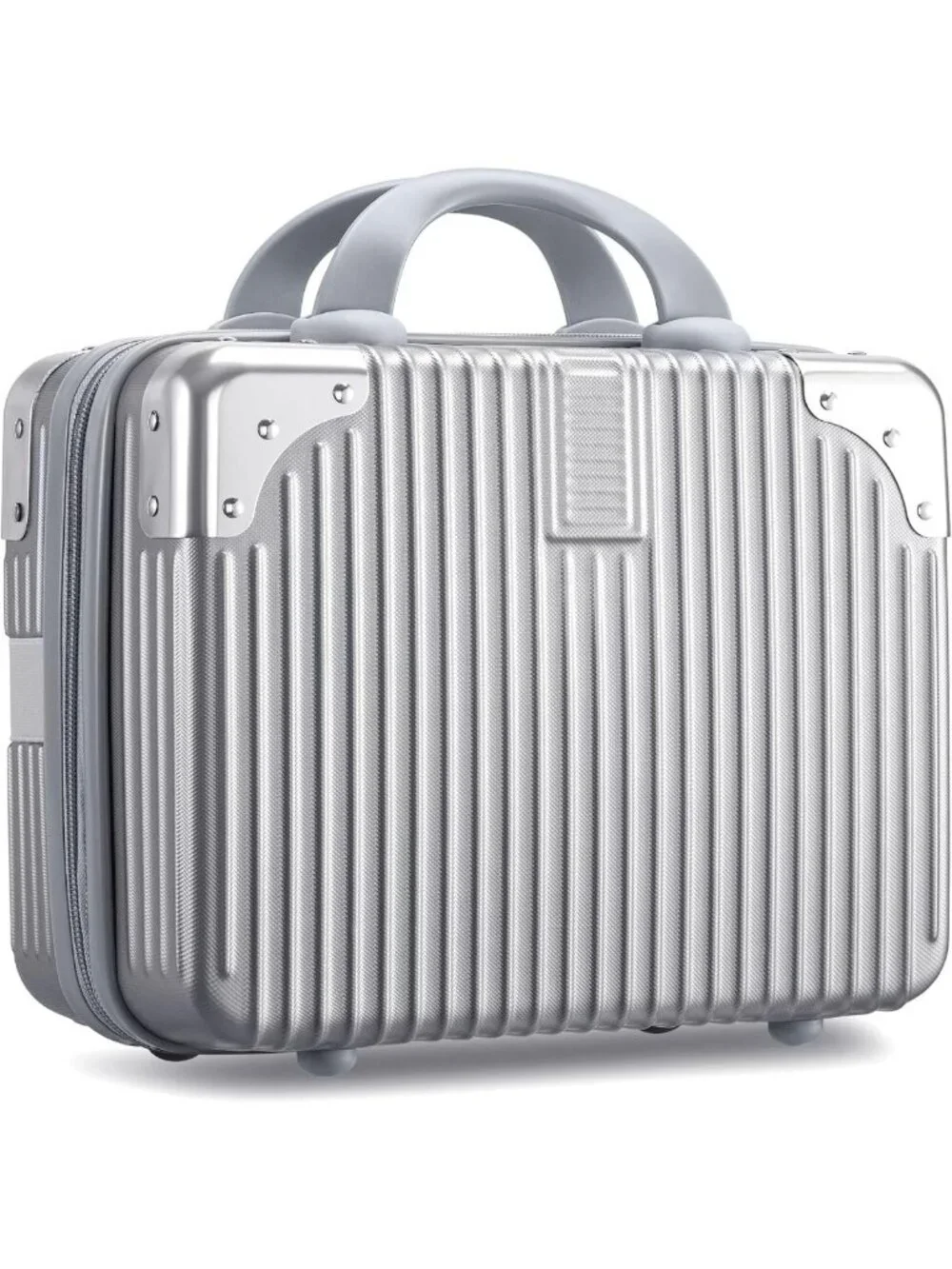 14-Inch Hard Shell Makeup Case - Mini Cosmetic Suitcase for Travel & Storage